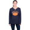 imageUltra Game NFL Womens Long Sleeve Fleece Lace Up SweatshirtTeam Color