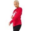 imageUltra Game NFL Womens Long Sleeve Fleece Lace Up SweatshirtTeam Color