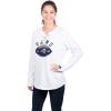 imageUltra Game NFL Womens Long Sleeve Fleece Lace Up SweatshirtTeam Color