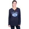 imageUltra Game NFL Womens Long Sleeve Fleece Lace Up SweatshirtTeam Color