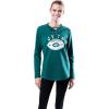 imageUltra Game NFL Womens Long Sleeve Fleece Lace Up SweatshirtTeam Color