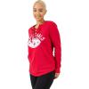 imageUltra Game NFL Womens Long Sleeve Fleece Lace Up SweatshirtTeam Color