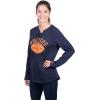 imageUltra Game NFL Womens Long Sleeve Fleece Lace Up SweatshirtTeam Color
