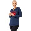imageUltra Game NFL Womens Long Sleeve Fleece Lace Up SweatshirtTeam Color