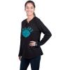 imageUltra Game NFL Womens Long Sleeve Fleece Lace Up SweatshirtTeam Color