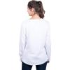 imageUltra Game NFL Womens Long Sleeve Fleece Lace Up SweatshirtTeam Color