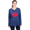 imageUltra Game NFL Womens Long Sleeve Fleece Lace Up SweatshirtTeam Color