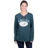 imageUltra Game NFL Womens Long Sleeve Fleece Lace Up SweatshirtTeam Color