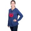 imageUltra Game NFL Womens Long Sleeve Fleece Lace Up SweatshirtTeam Color