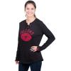 imageUltra Game NFL Womens Long Sleeve Fleece Lace Up SweatshirtTeam Color