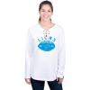 imageUltra Game NFL Womens Long Sleeve Fleece Lace Up SweatshirtTeam Color