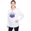 imageUltra Game NFL Womens Long Sleeve Fleece Lace Up SweatshirtTeam Color