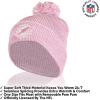 imageUltra Game NFL Womens Mens Super Soft Pink Marl Winter Beanie Knit Hat with Extra Warm Touch Screen GlovesPink