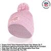 imageUltra Game NFL Womens Mens Super Soft Pink Marl Winter Beanie Knit Hat with Extra Warm Touch Screen GlovesPink