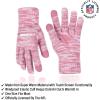 imageUltra Game NFL Womens Mens Super Soft Pink Marl Winter Beanie Knit Hat with Extra Warm Touch Screen GlovesPink