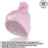 imageUltra Game NFL Womens Mens Super Soft Pink Marl Winter Beanie Knit Hat with Extra Warm Touch Screen GlovesPink