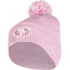 imageUltra Game NFL Womens Mens Super Soft Pink Marl Winter Beanie Knit Hat with Extra Warm Touch Screen GlovesPink