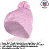 imageUltra Game NFL Womens Mens Super Soft Pink Marl Winter Beanie Knit Hat with Extra Warm Touch Screen GlovesPink