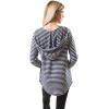 imageUltra Game NFL Womens Scoop VNeck Lightweight Striped Hoodie SweatshirtNew England Patriots