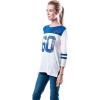 imageUltra Game NFL Womens Super Soft Raglan Vintage Baseball TShirtWhite
