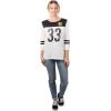 imageUltra Game NFL Womens Super Soft Raglan Vintage Baseball TShirtWhite