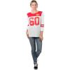 imageUltra Game NFL Womens Super Soft Raglan Vintage Baseball TShirtWhite