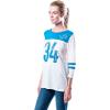 imageUltra Game NFL Womens Super Soft Raglan Vintage Baseball TShirtWhite