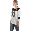imageUltra Game NFL Womens Super Soft Raglan Vintage Baseball TShirtWhite