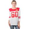 imageUltra Game NFL Womens Super Soft Raglan Vintage Baseball TShirtWhite