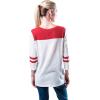 imageUltra Game NFL Womens Super Soft Raglan Vintage Baseball TShirtWhite