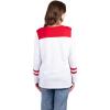 imageUltra Game NFL Womens Super Soft Raglan Vintage Baseball TShirtWhite Updated