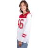imageUltra Game NFL Womens Super Soft Raglan Vintage Baseball TShirtWhite Updated