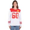 imageUltra Game NFL Womens Super Soft Raglan Vintage Baseball TShirtWhite Updated