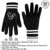 imageUltra Game NFL unisexadult Super Soft Marled Winter Beanie Knit Hat With Extra Warm Touch Screen GlovesBlack