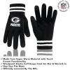 imageUltra Game NFL unisexadult Super Soft Marled Winter Beanie Knit Hat With Extra Warm Touch Screen GlovesBlack