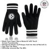 imageUltra Game NFL unisexadult Super Soft Marled Winter Beanie Knit Hat With Extra Warm Touch Screen GlovesBlack