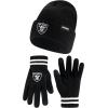 imageUltra Game NFL unisexadult Super Soft Marled Winter Beanie Knit Hat With Extra Warm Touch Screen GlovesBlack