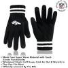 imageUltra Game NFL unisexadult Super Soft Marled Winter Beanie Knit Hat With Extra Warm Touch Screen GlovesBlack