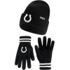 imageUltra Game NFL unisexadult Super Soft Marled Winter Beanie Knit Hat With Extra Warm Touch Screen GlovesBlack
