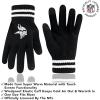 imageUltra Game NFL unisexadult Super Soft Marled Winter Beanie Knit Hat With Extra Warm Touch Screen GlovesBlack