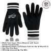 imageUltra Game NFL unisexadult Super Soft Marled Winter Beanie Knit Hat With Extra Warm Touch Screen GlovesBlack