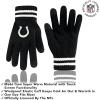 imageUltra Game NFL unisexadult Super Soft Marled Winter Beanie Knit Hat With Extra Warm Touch Screen GlovesBlack