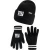 imageUltra Game NFL unisexadult Super Soft Marled Winter Beanie Knit Hat With Extra Warm Touch Screen GlovesBlack