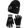 imageUltra Game NFL unisexadult Super Soft Marled Winter Beanie Knit Hat With Extra Warm Touch Screen GlovesBlack
