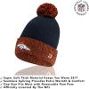 imageUltra Game NFL unisexadult Super Soft Two Tone Winter Beanie Knit Hat With Extra Warm Touch Screen GlovesTeam Color