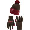 imageUltra Game NFL unisexadult Super Soft Two Tone Winter Beanie Knit Hat With Extra Warm Touch Screen GlovesTeam Color