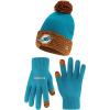imageUltra Game NFL unisexadult Super Soft Two Tone Winter Beanie Knit Hat With Extra Warm Touch Screen GlovesTeam Color