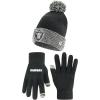 imageUltra Game NFL unisexadult Super Soft Two Tone Winter Beanie Knit Hat With Extra Warm Touch Screen GlovesTeam Color
