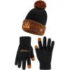 imageUltra Game NFL unisexadult Super Soft Two Tone Winter Beanie Knit Hat With Extra Warm Touch Screen GlovesTeam Color