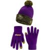 imageUltra Game NFL unisexadult Super Soft Two Tone Winter Beanie Knit Hat With Extra Warm Touch Screen GlovesTeam Color